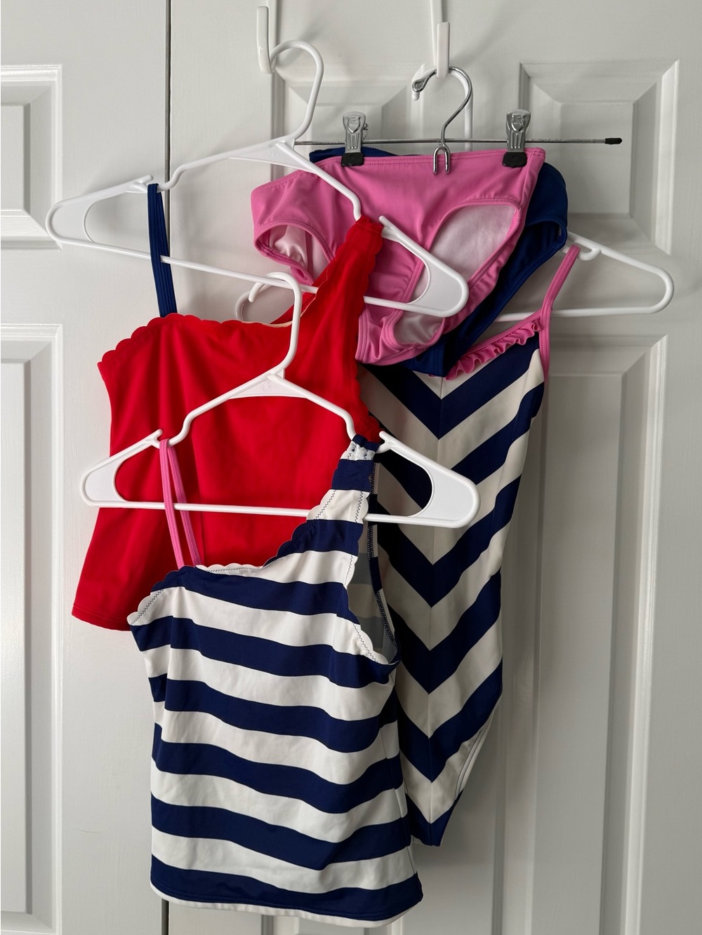 Lot of Lands End Girls size 10 Bathing Suits Tankinis Swim Bottoms EUC